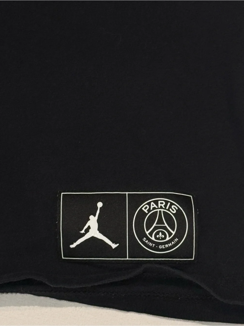 Air Jordan Paris Saint Germain Mens White T-Shirt Graphic Tee Size S Logo PSG
